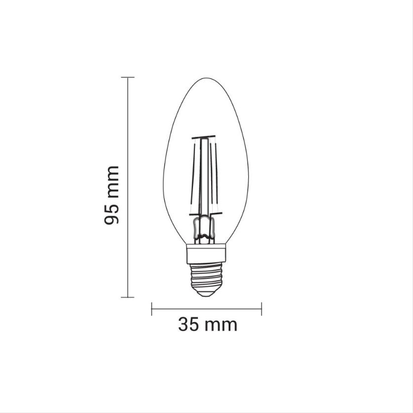 Ampoule LED 24v E14