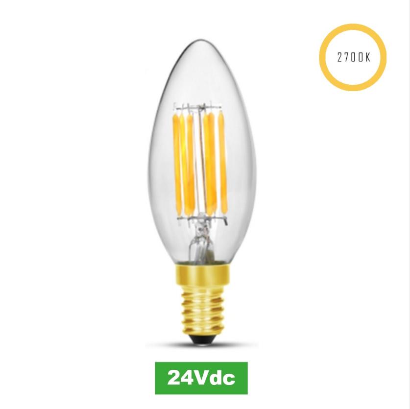 Ampoule LED 24v E14